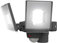 ムサシ 5W×2灯スライド型LED充電式センサーライト着脱式バッテリー 防水 人感センサー 調光 LED-RC820