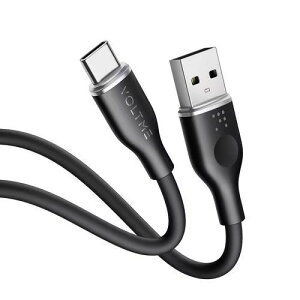�{���g�~�[ VOLTME ���X�V���[�Y�V���R�� �[�d�P�[�u�� USB-A��USB-C 60W �u���b�N 1m C2121 �[�d �R���Z���g �� �R�[�h �P�[�u�� �X�}�z �g�� �������� �V���v�� �� �E�� ��� ���ł��� �O�o �����܂�