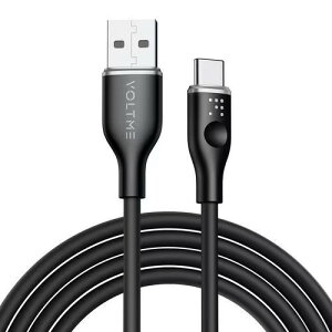 �{���g�~�[ VOLTME ���X�V���[�Y�V���R�� �[�d�P�[�u�� USB-C��USB-A 60W �u���b�N 1.8m C2126 �[�d �R���Z���g �� �R�[�h �P�[�u�� �X�}�z �g�� �������� �V���v�� �� �E�� ��� ���ł��� �O�o ������