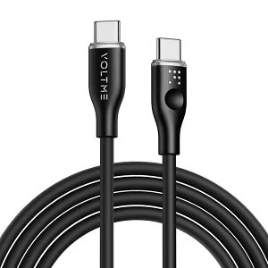 �{���g�~�[ VOLTME ���X�V���[�Y�V���R�� �[�d�P�[�u�� USB-C��USB-C 60W �u���b�N 1.8m C2136 �[�d �R���Z���g �� �R�[�h �P�[�u�� �X�}�z �g�� �������� �V���v�� �� �E�� ��� ���ł��� �O�o ������