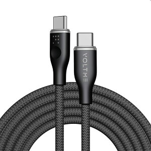 �{���g�~�[ VOLTME ���O�V���[�Y�i�C���� �[�d�P�[�u�� USB-C��USB-C 60W �u���b�N 1.8m C2162 �[�d �R���Z���g �� �R�[�h �P�[�u�� �X�}�z �g�� �������� �V���v�� �� �E�� ��� ���ł��� �O�o ������