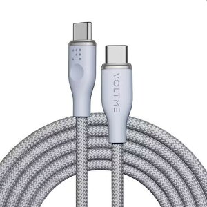 �{���g�~�[ VOLTME ���O�V���[�Y�i�C���� �[�d�P�[�u�� USB-C��USB-C 60W �O���[ 1.8m C2165 �[�d �R���Z���g �� �R�[�h �P�[�u�� �X�}�z �g�� �������� �V���v�� �� �E�� ��� ���ł��� �O�o �����܂� 