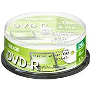 }NZ f[^p DVD-R 4.7GB 1-16{ v^uzCg 20XshP[X DR47PWE.20SP