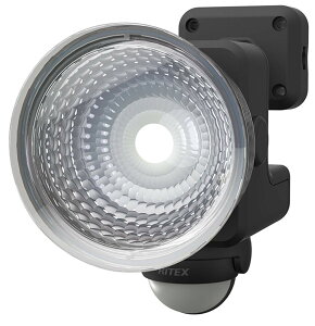 ムサシ RITEX フリーアーム式LEDセンサーライト(1.3W×1灯) 「乾電池式」 防雨型 LED-115
