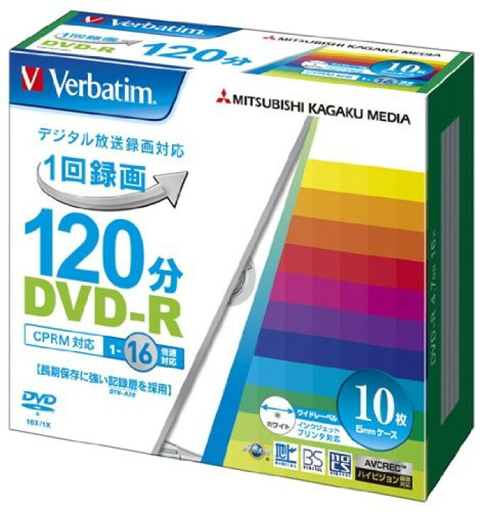 市場 ビクター 120分1回録画用 16倍速 録画用DVD-R