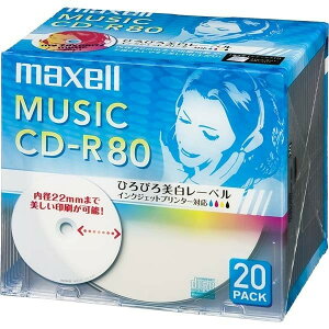 }NZ yp CD-R 80 CNWFbgv^ΉzCg(Ch) 20 5mmP[X CDRA80WP.20S