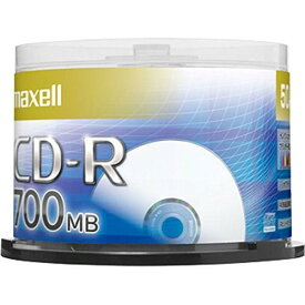 マクセル データ用 CD-R 700MB 48倍速 プリンタブルホワイト 50枚スピンドルケース CDR700S.PNW.50SP