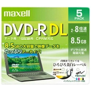 maxell f[^p DVD-R DL 8.5GB 8{ v^uzCg 5pbN 1vP[X DRD85WPE.5S