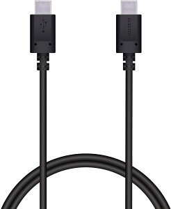 �G���R�� USB�P�[�u�� TypeC to TypeC PowerDelivery�Ή� 1.0m �u���b�N MPA-CC10PNBK