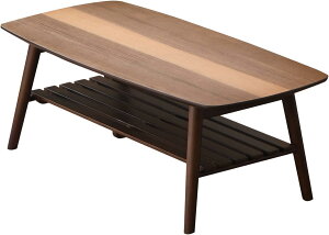 45102 トラス(BR)105 折脚センターテーブ 折りたたみ テーブル 机 ディスク ローテーブル リビングテーブル 座卓 おしゃれ シンプル ナチュラル 軽量 長方形 収納 机下 雑誌 小物 本 リモコン