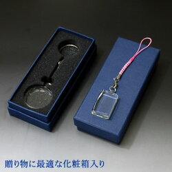 クリスタルストラップキーホルダー文字入れ彫刻無料!!記念品に♪DST-1