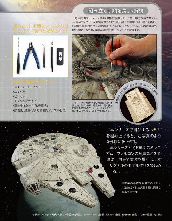 楽天市場】【デアゴスティーニ公式ストア】スターウォーズ ミレニアム 
