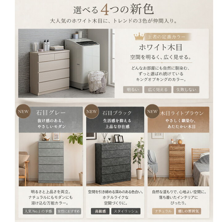 楽天市場】奥行30チェスト | 薄型チェスト 幅60cm 収納 5段 ボックス 