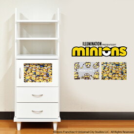 キャンバス ミニオンズ | 幅48.3cm 完成品 ラック ミニオン グッズ 【 棚 木製 おしゃれ 国産 シェルフ 幅50 スリムラック オープンラック 引き出し 白家具 白 ホワイト 収納棚 扉付き キャビネット 日本製 リビング 収納 引出し チェスト