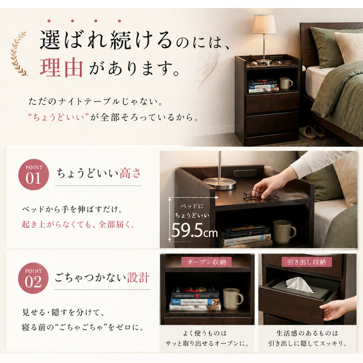 楽天市場】［26日まで5％OFFクーポン］ イッセ | ナイトテーブル 