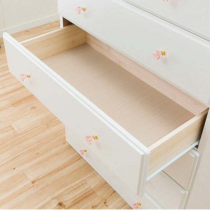 楽天市場】ピンキー | 姫系 チェスト 5段 完成品 幅75cm 家具 大容量 