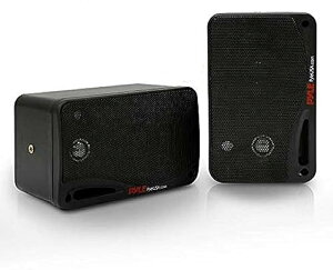 PYLE 3WAY AEghAXs[J[ PDWR42T hKh px 100bg o̓Xs[J[ 21gyA[ Bluetooth 3.5mm AUXΉ 6Jۏ