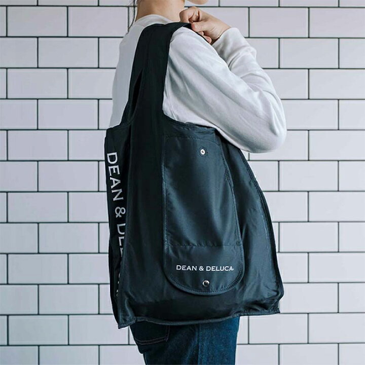 楽天市場】ディーンアンドデルーカ ショッピングバッグ (ブラック  