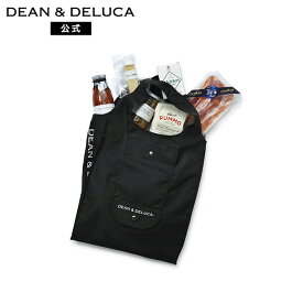 DEAN & DELUCA ショッピングバッグ ブラック/ナチュラル