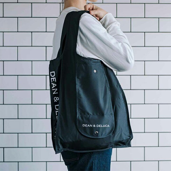楽天市場】ディーンアンドデルーカ ショッピングバッグ (ブラック  