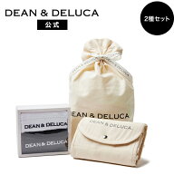 ディーンアンドデルーカ ショッピングバッグ ナチュラル & ハンドタオルギフト DEAN&DELUCAエコバッグ レ…