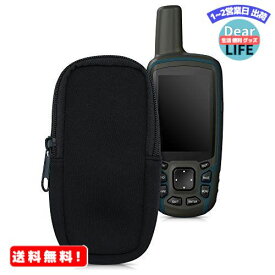 MR:kwmobile 保護ケース 対応: Garmin GPSMAP 64sx / 64x - 自転車 GPS ネオプレン クッション 耐衝撃 - 黒色