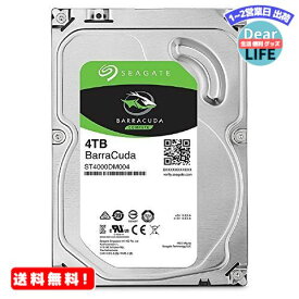 MR:Seagate BarraCuda 3.5 4TB 内蔵ハードディスク HDD 2年保証 6Gb/s 256MB 5400rpm 正規代理店品 ST4000DM004