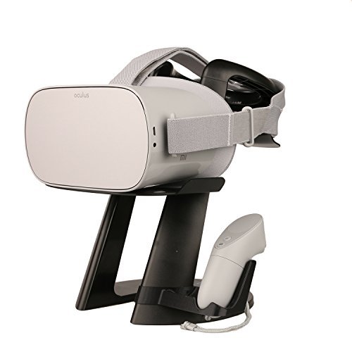 MR:VRSmart VRスタンド - 仮想現実3Dガラスヘッドセットディスプレイホルダー、Oculus Goヘッドセット用VRヘッドセットステーション