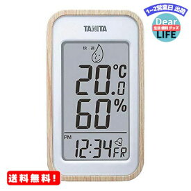 MR:タニタ デジタル温湿度計 ナチュラル TT-572NA