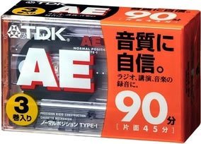TDK オーディオカセットテープ AE 新品 89%OFF AE-90X3G 90分3巻パック