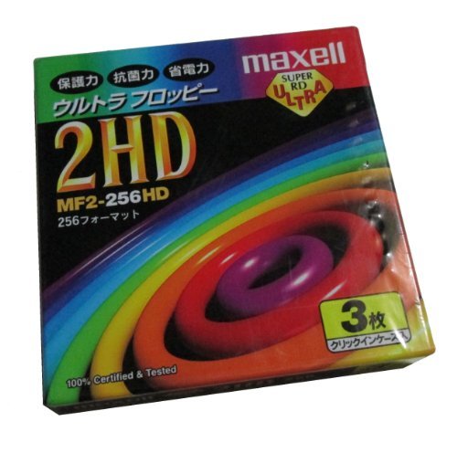 NEW売り切れる前に☆ MR:maxell 256フォーマット済み 数量限定アウトレット最安価格 ウルトラフロッピー MF2-256HD.B3P 3枚入り