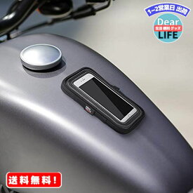 MR:kemimoto タンクバッグ スマホ マグネット磁石 タンクバック バイク用 タッチパネル対応 携帯ポーチ カード入れ iPhone/Android用 鉄質タンクに汎用