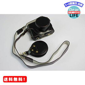 MR:Leica ライカ PEN D-lux7 D lux7 カメラケース カメラカバー カメラバッグ カメラホルダー、【KOOWL】手作りのPUレザーカメラフルケース、付属品：ショルダーストラップ+収納ケース、スタイリッシュ、コンパクト、防水、防振 (ブラック)