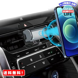 LUWU トヨタ ハリアー 2020+ アクセサリー スマホホルダー スマホスタンド 車載ホルダー カーマウント 携帯電話マウント 電動型 安定 360度回転 片手操作 ハリアー専用 SGS品質認証