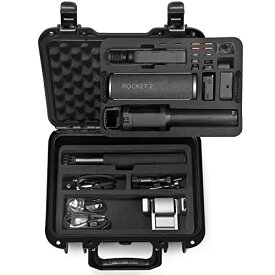 MR: Lekufee DJI Pocket 2 ケース 防水収納ケース 収納できます DJI Pocket 2 Creatorコンボ/DJI Pocket 2 限定コンボ (サンセット ホワイト) およびその他の DJI Osmo Pocket アクセサリー（軽量 全面保護型 防塵 耐衝撃性 耐傷性）(ケースのみ)