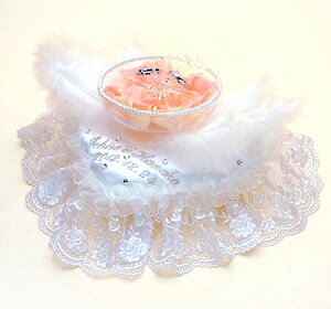 【マラソンポイントUP】名入れ刺繍可キット★クリスタルエンジェル【リングピロー 手作りキット】レース おしゃれ かわいい 人気 結婚指輪 結婚祝い 結婚記念日 ギフト プレゼント イン