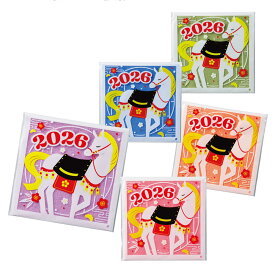 【ポイントup】わくわく干支タオル(午)【注文は50個以上で可能】【正月 年賀 謹賀新年 福袋 2026 午 干支 おめでとう プチギフト ギフト 二次会 お礼 人気 景品 ノベルティ 販促品 業務用 セール 退職 お礼 イベント 集会 プレゼント 学校 町内会 子供会 パーティ】