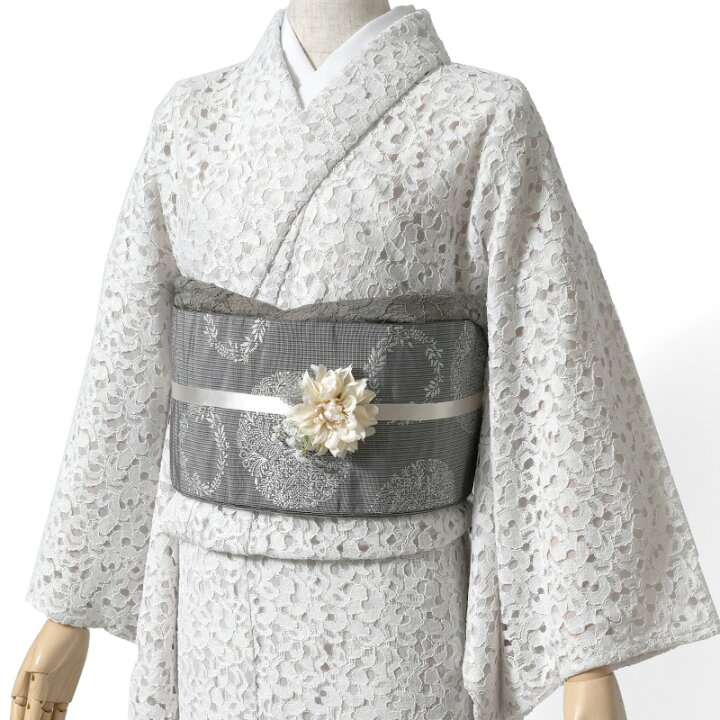 楽天市場】【20%OFFクーポン配布中】レース着物 袷 ラッセルレース  