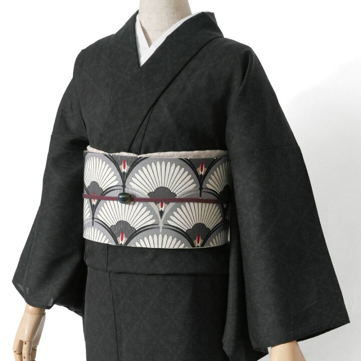 楽天市場】着物 セオアルファ 単衣 JAPAN MODE 菱華 黒 洗える着物