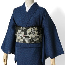 楽天市場】紺（種類（着物）小紋）（和服｜レディースファッション）の通販