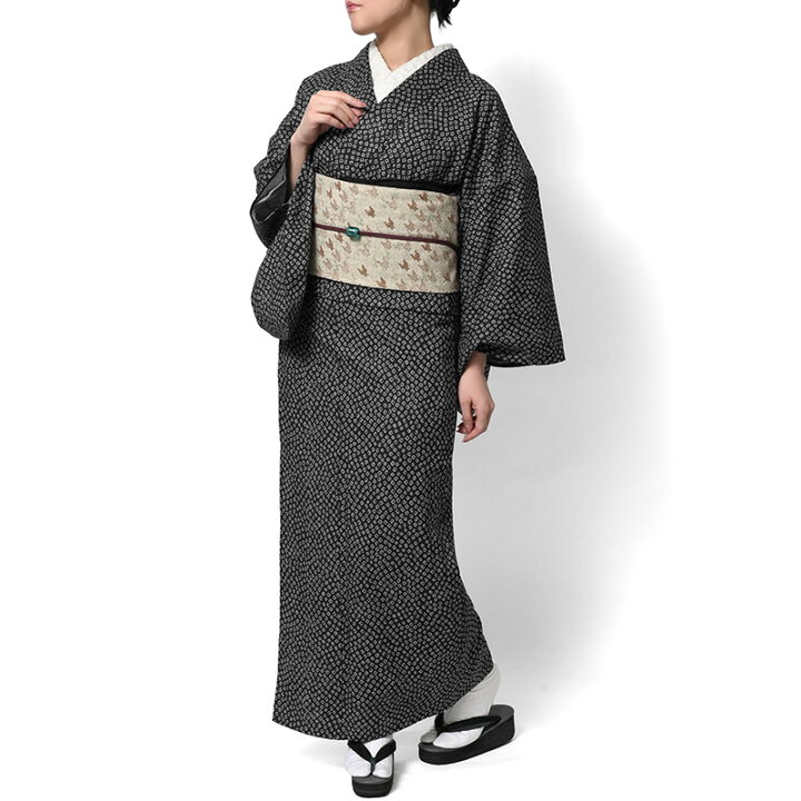 楽天市場】着物 単衣 鹿の子 絞り風 洗える着物 イージーケア 仕立て  
