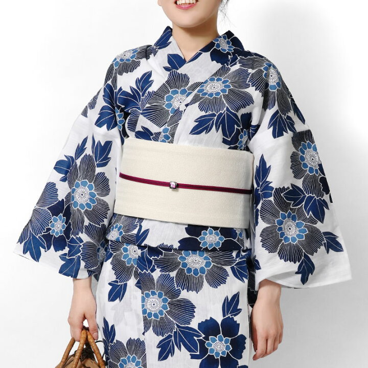楽天市場】【40%OFF】夏着物 つやび×雅姫 藍捺染 綿麻 紺 白地 