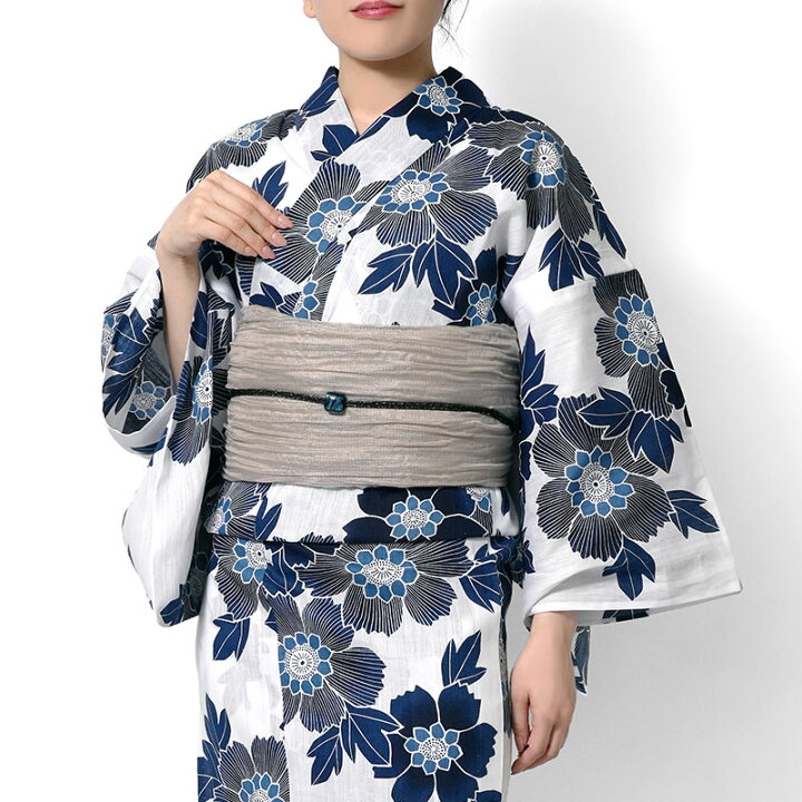 楽天市場】【20%OFFクーポン対象】夏着物 つやび×雅姫 藍捺染 綿麻 紺 