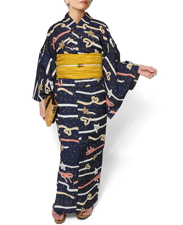 楽天市場】浴衣 tsumori chisato セオアルファ リボン ボーダー 星 