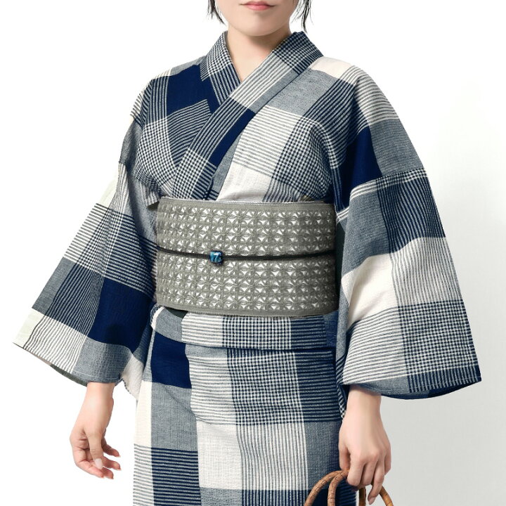 楽天市場】【浴衣20%OFFクーポン配布中】浴衣 綿麻 先染め ブロック 