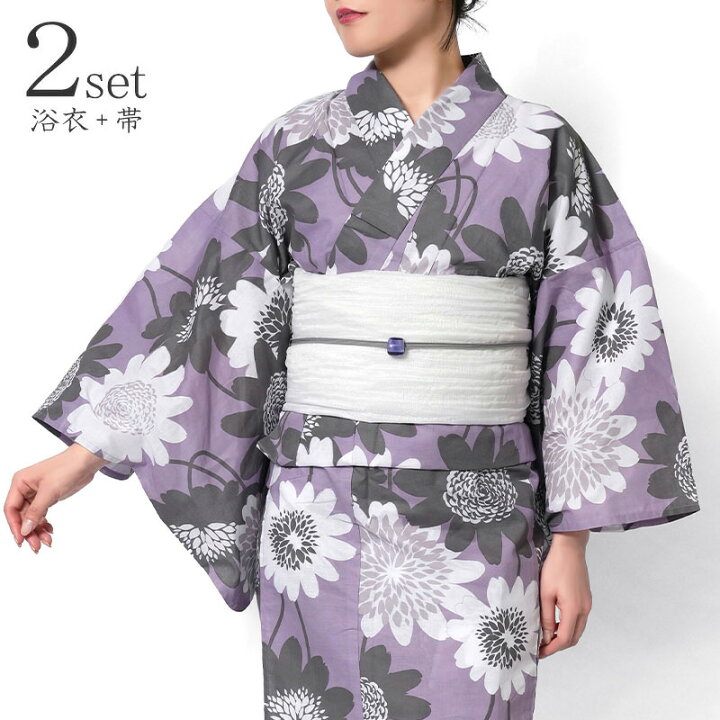 楽天市場】【3点10％OFFクーポン配布中】浴衣セット 2点セット 兵児帯  