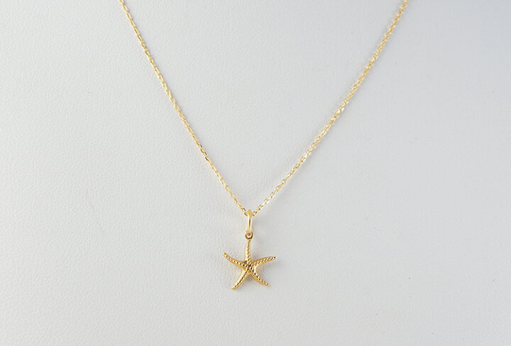 K18YG スターフィッシュのペンダントトップ fisherman chic