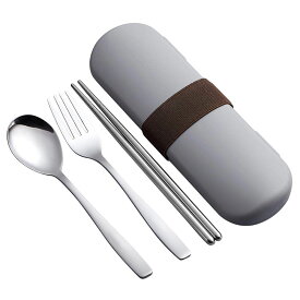 【送料無料】食器スプーンフォーク箸 持ち運び便利 携帯電話ホルダーとしても便利で実用的カトラリーセット ディナースプーン フォーク