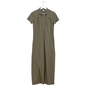 授乳服 マタニティ クールドライカノコポロワンピース マキシワンピース ミルフェルム マタニティ パジャマ