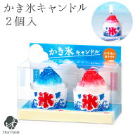 仏具 お供え かき氷 キャンドル ミニ 2個入り 本物そっくり かわいい 故人の好物 甘い香り 夏 水子供養 …